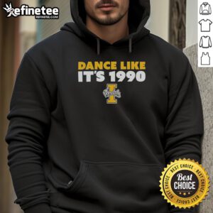 Premium Idaho Vandals 'Dance Like It's 1990' hoodie showcasing vibrant design and comfortable fit for fans.
