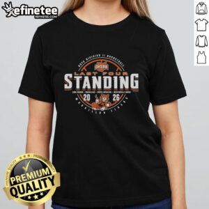 Alt Text: Premium Massillon Tigers 2026 OHSAA Boys Basketball Division 2 Last Four Standing Ladies Tee showcasing team pride.