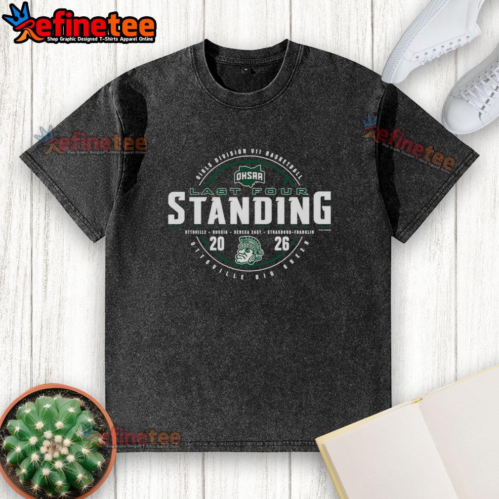 Premium Ottoville Big Green 2026 OHSAA Girls Basketball Division 7 Last Four Standing Washed T-Shirt design