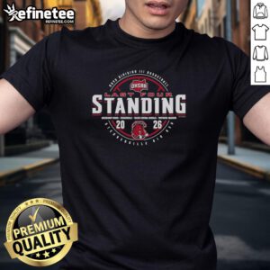 Alt Text: Premium Steubenville Big Red 2026 OHSAA Boys Basketball Division 3 Last Four Standing T-Shirt featuring vibrant team graphics.