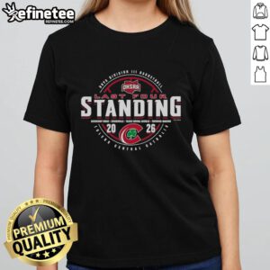 Alt Text: Premium Toledo Central Catholic 2026 OHSAA Boys Basketball Division 3 Last Four Standing Ladies Tee shirt design.