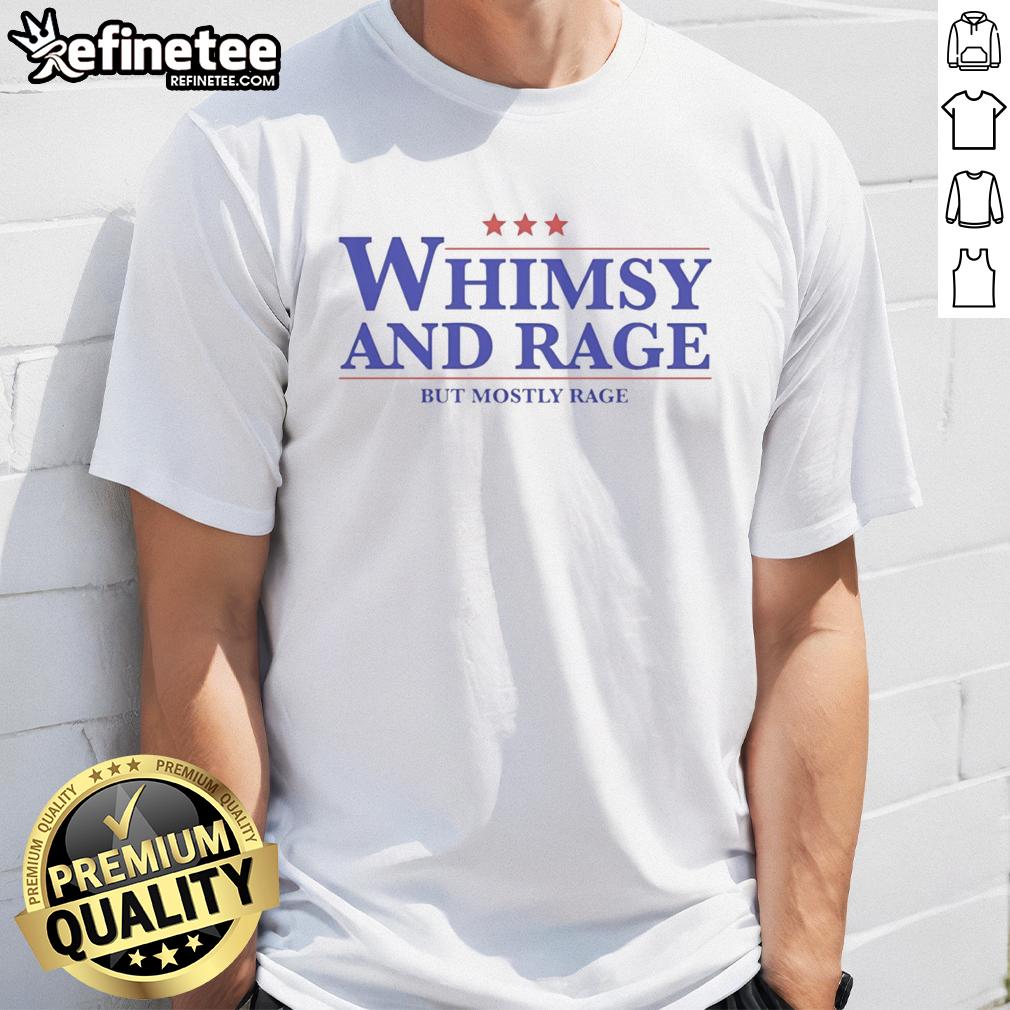 Premium Whimsy And Rage But Mostly Rage Three Star T-Shirt featuring unique design and vibrant colors for stylish wear.
