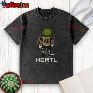Alt Text: Pretty Tomas Hertl The Turtle washed t-shirt featuring a colorful graphic design, perfect for fans and casual wear.