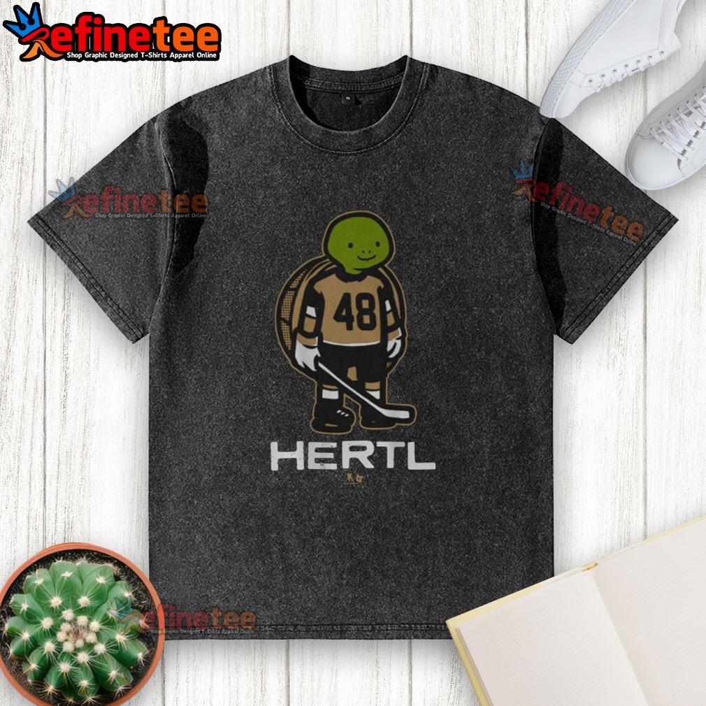 Alt Text: Pretty Tomas Hertl The Turtle washed t-shirt featuring a colorful graphic design, perfect for fans and casual wear.