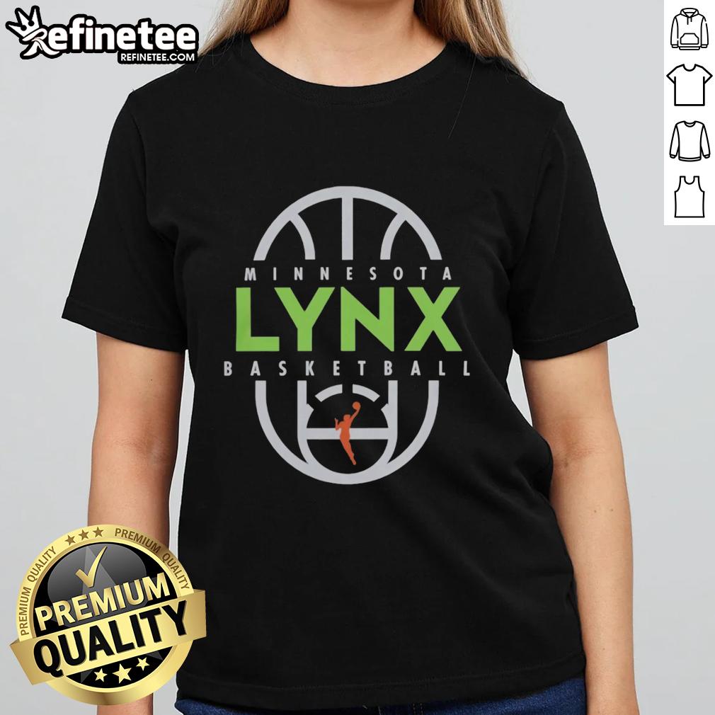 Awesome Minnesota Lynx Basketball 2026 ladies tee featuring authentic on-court practice logo in vibrant colors.