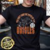 Awesome Star Wars X Baltimore Orioles Dark Side T-Shirt featuring iconic graphics and a stylish design for fans.