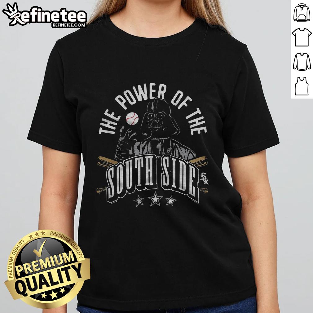 Awesome Star Wars X Chicago White Sox Dark Side Ladies Tee featuring a stylish design perfect for fans and fashion lovers.