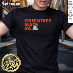 Hot Miami Hurricanes Women's Greentree Made Me T-Shirt featuring vibrant team colors and stylish design for fans.