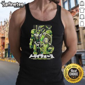 Alt Text: Mecha-style tank top featuring Nice-Triad-Frontier design from The Legend of Zelda: Ocarina of Time.