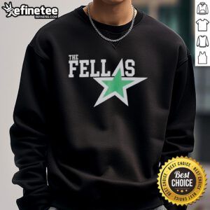 Official Dallas Stars The Fellas Sweatshirt featuring team logo, perfect for fans and cozy game day attire.