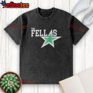 Official Dallas Stars The Fellas Washed T-Shirt showcasing team logo and vintage style for fans and sports enthusiasts.