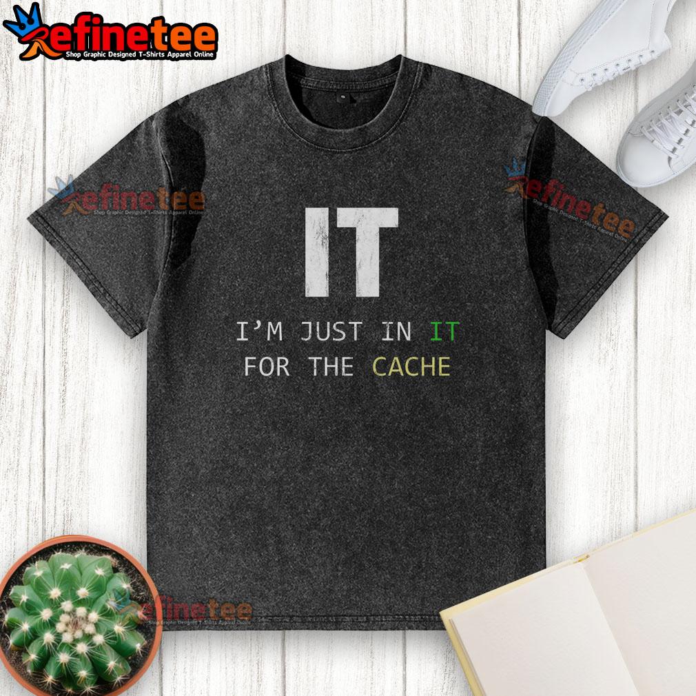 Alt Text: Funny Tech Support T-Shirt: 'I'm Just In It For The Case' for IT Helpdesk and Computer Enthusiasts
