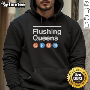 Official New York Mets hoodie featuring Flushing Queens logo, perfect for fans supporting LFGM style.