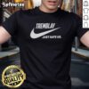 Alt Text: Official Tremblay Just Hate Us parody logo T-shirt featuring bold graphics and vibrant colors, perfect for fans.