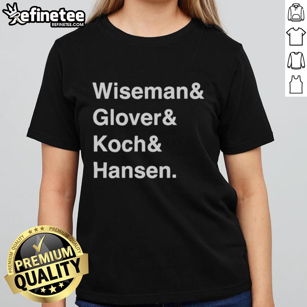 Official Wiseman Glover Koch Hansen Ladies Tee in stylish design, perfect for casual wear and showcasing team spirit.
