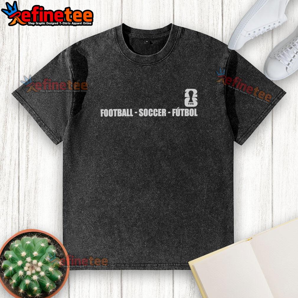 Original 2026 FIFA World Cup Global Game washed t-shirt featuring vibrant graphics and soft fabric for fans.