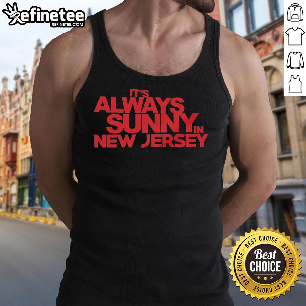 Original It's Always Sunny in New Jersey tank top featuring a stylish design, perfect for fans of the show.
