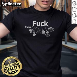 Original Trump 'F* You For Voting For Him' Supreme Court T-Shirt - Statement tee on democracy and political views.
