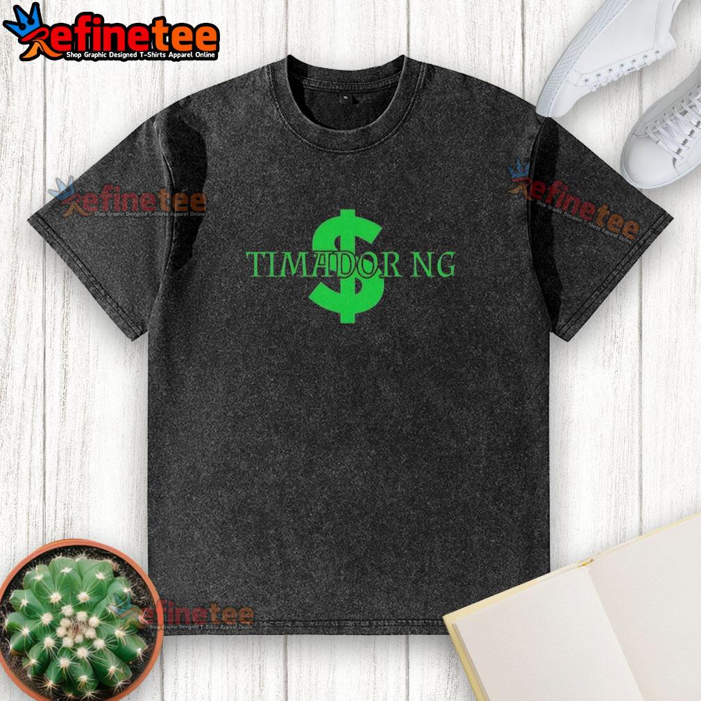 Alt Text: Premium Detras Del Luchador LLC Timador NG washed t-shirt featuring vibrant graphics and a comfortable fit.