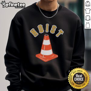 Alt Text: Premium Hoist Center Sweatshirt in navy blue, showcasing a stylish design perfect for casual wear and workouts.