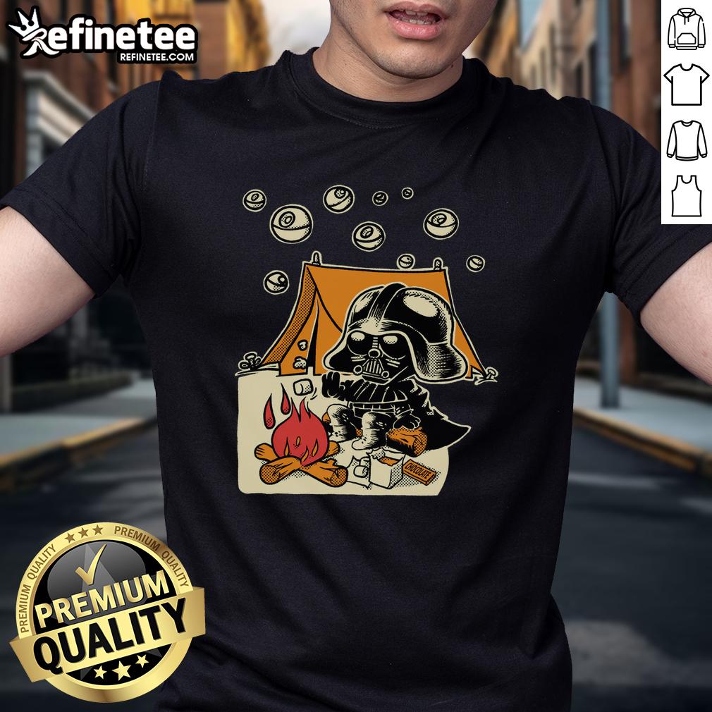 Premium Under Death Stars T-Shirt featuring a striking cosmic design, perfect for sci-fi fans and casual wear.