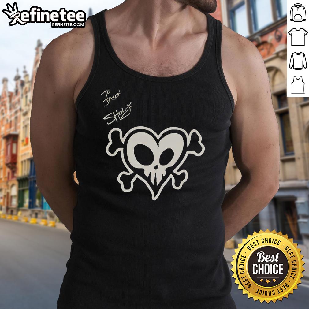 Premium WWE Shotzi Blackheart signature tank top featuring vibrant graphics and a stylish design for wrestling fans.