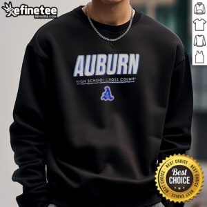 Pretty auburn high school cross country sweatshirt showcasing school spirit and athletic style for runners.