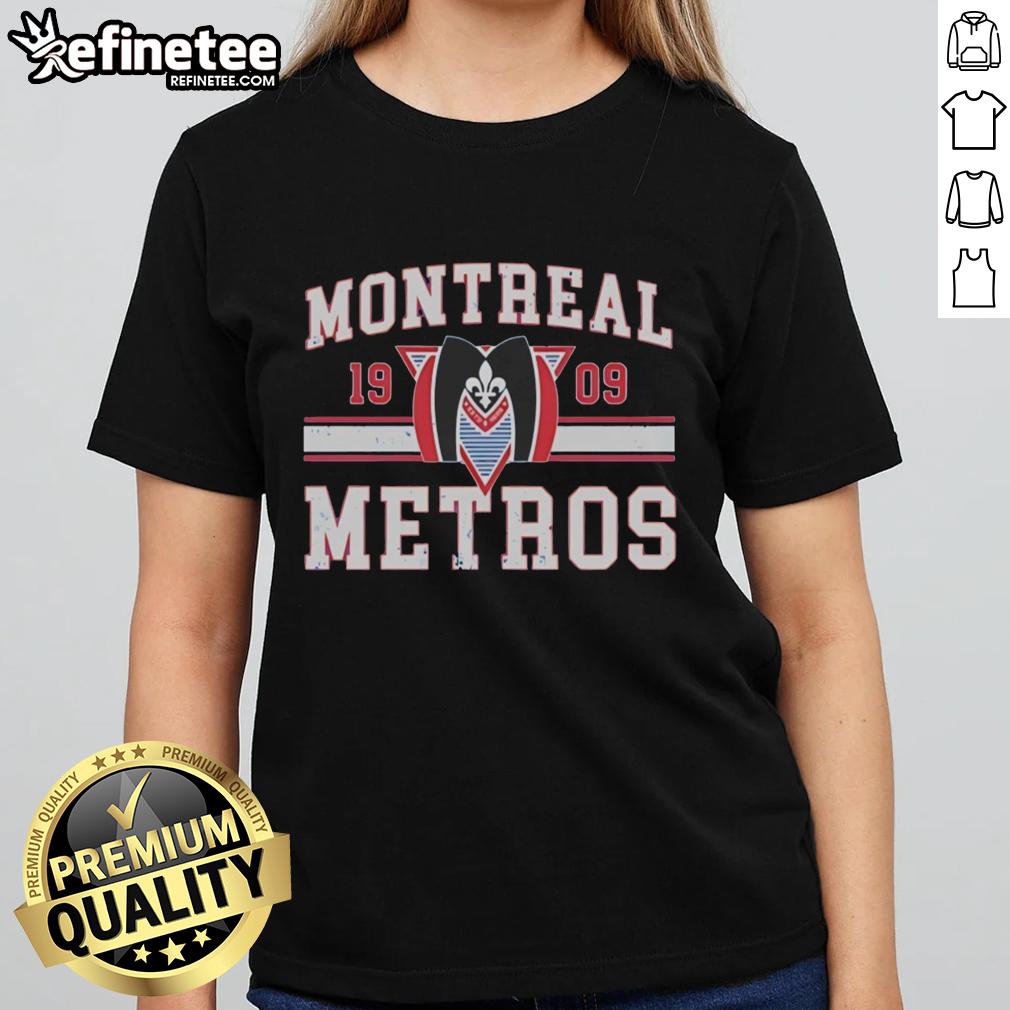 Pretty Heated Rivalry inspired Montreal Metros Team Hollander ladies tee featuring vibrant colors and stylish design.