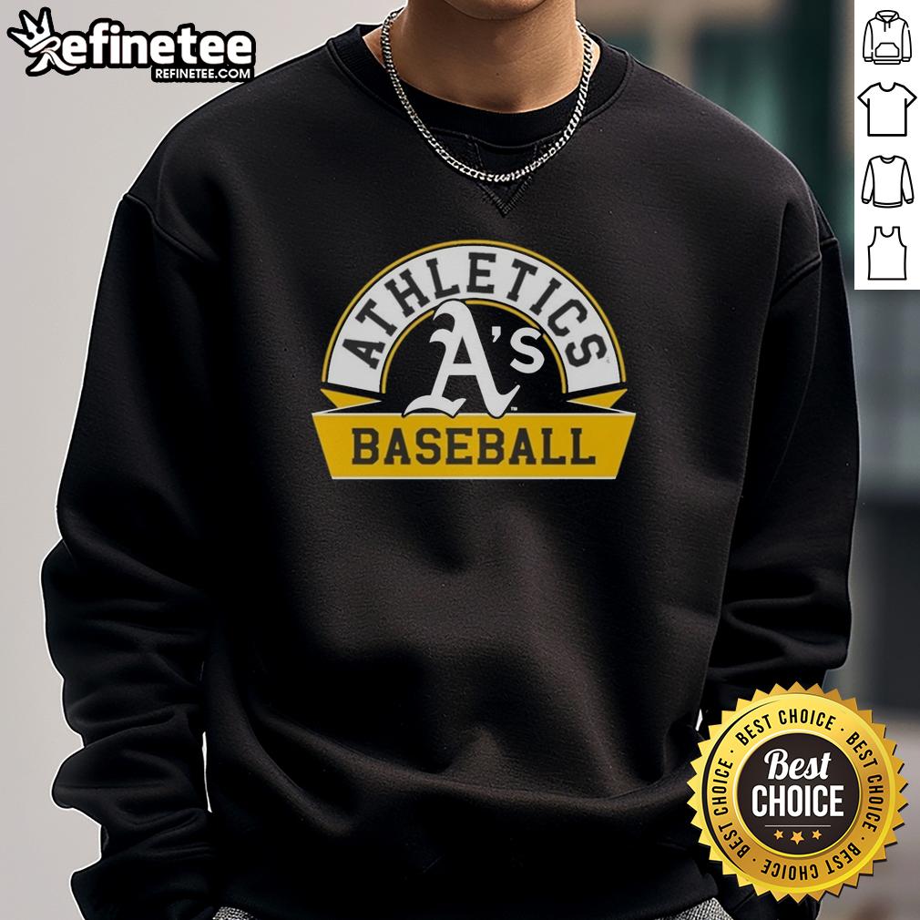 Pretty Oakland Athletics Phase Banner Arch Sweatshirt featuring vibrant team colors and stylish design for fans.