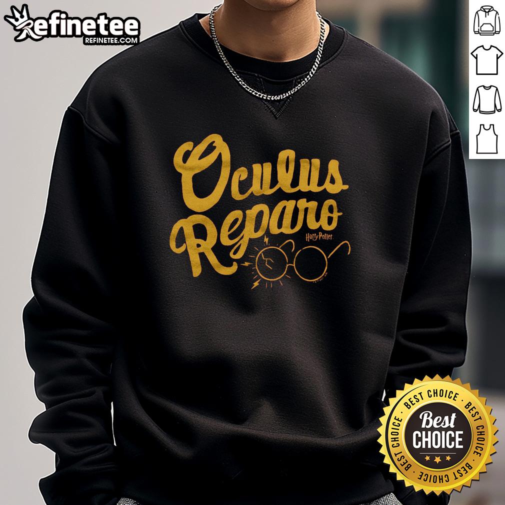 Stylish Pretty Oculus Reparo sweatshirt with a unique design, perfect for Harry Potter fans and cozy casual wear.