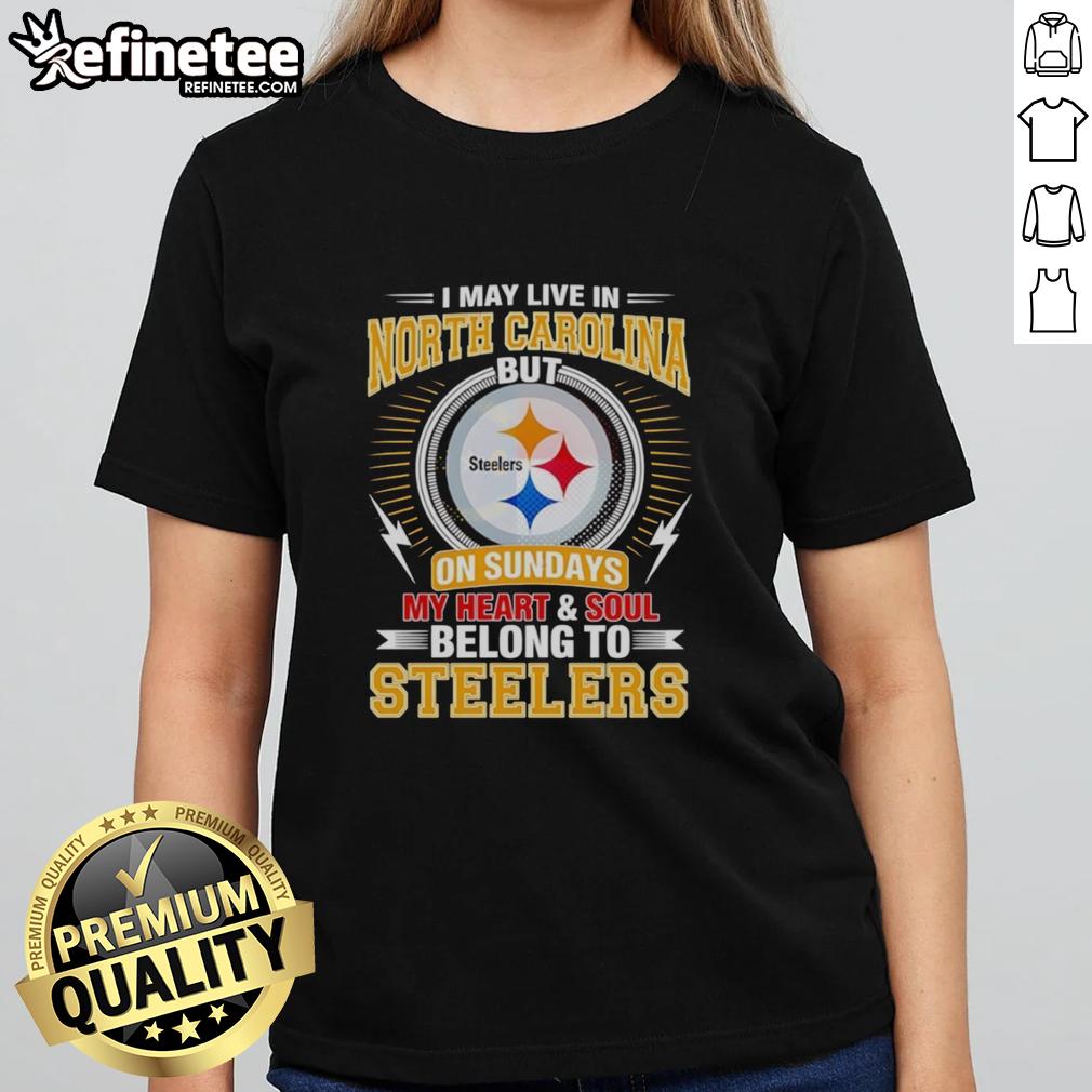 Pretty Pittsburgh Steelers ladies tee for fans in North Carolina, showcasing love for the Steelers on game days.