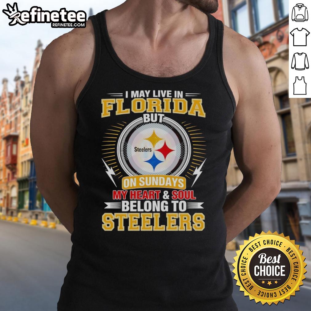 Pretty Pittsburgh Steelers tank top, perfect for fans living in Florida, showcasing love for the Steelers on game days.