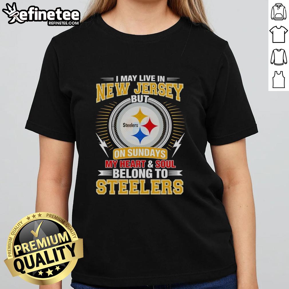 Pretty Pittsburgh Steelers ladies tee showcasing love for Steelers, perfect for fans in New Jersey on game days.