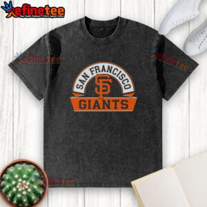 Pretty San Francisco Giants Phase Banner Arch washed t-shirt featuring vibrant graphics and comfortable fit.