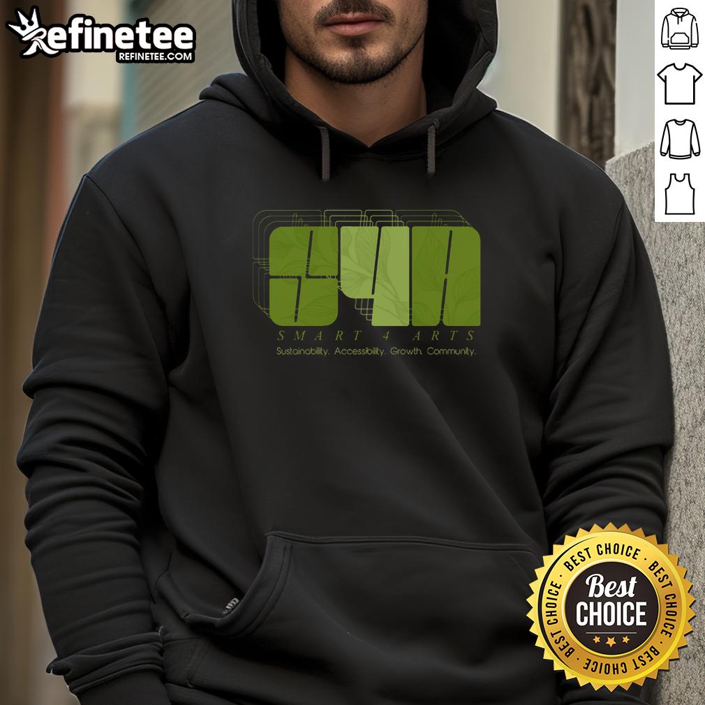 Pretty Smart 4 Arts hoodie featuring a stylish design, perfect for creative individuals and art enthusiasts.