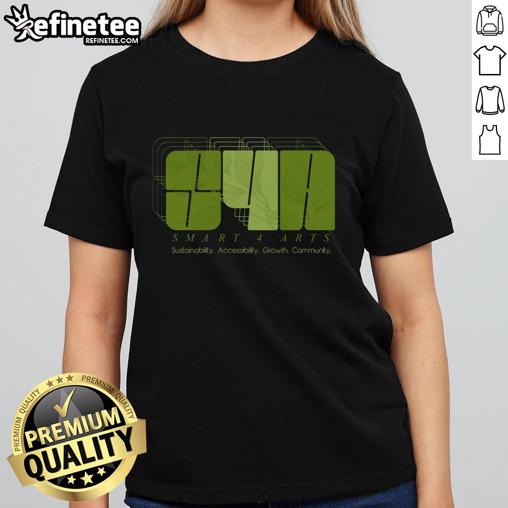 Pretty Smart Arts Ladies Tee featuring a stylish design for creative women, perfect for art lovers and casual wear.