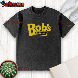 Pretty Trey Anastasio Bobs Surplus logo washed t-shirt featuring a stylish design and comfortable fit.