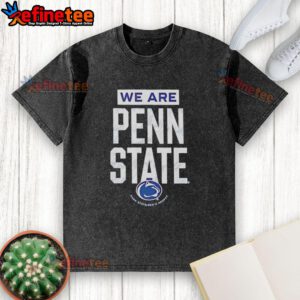 Pretty We Are Penn State Nittany Lions Hockey logo on a washed t-shirt, perfect for fans and casual wear.