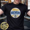 Awesome Milwaukee Brewers MLB x Topps Baseball 'The Real One' T-shirt featuring team logo and stylish design.