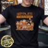 Alt Text: Funny Peanuts T-Shirt featuring 'Happiness Is A Spot On The Couch' design for ultimate comfort and style.