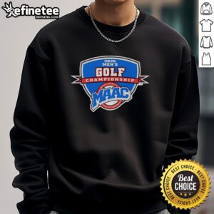 Alt Text: Good MAAC Men's Golf Championship 2026 logo sweatshirt featuring a stylish design for fans and players.