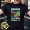 Hot Spider Man and The Hulk championship title t-shirt design showcasing vibrant superhero graphics and bold colors.
