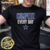 Alt Text: Nice Dallas Cowboys Compete Every Day T-Shirt featuring team logo and vibrant design for fans and athletes.