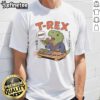 Official Cute T-Rex Breakfast Japan T-Shirt featuring a playful dinosaur design, perfect for casual wear and dinosaur lovers.