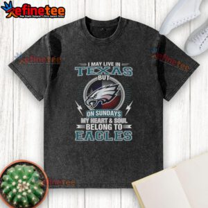 Alt Text: Original Philadelphia Eagles NFL washed t-shirt, perfect for fans living in Texas who support the Eagles on Sundays.