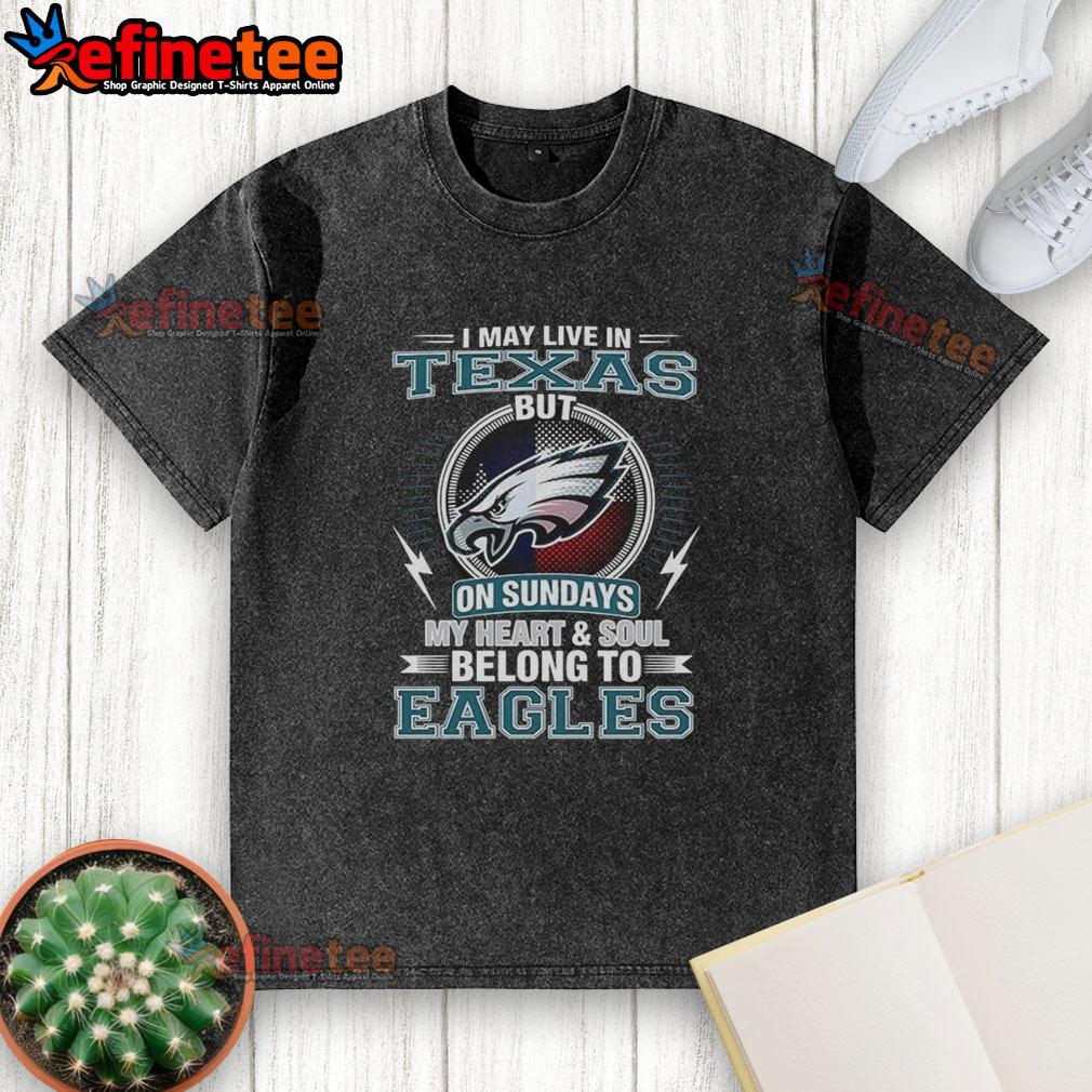 Alt Text: Original Philadelphia Eagles NFL washed t-shirt, perfect for fans living in Texas who support the Eagles on Sundays.