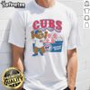 Alt Text: Premium Preschool Mitchell & Ness Cream Chicago Cubs Step Back Up T-Shirt featuring a stylish team logo and soft fabric.