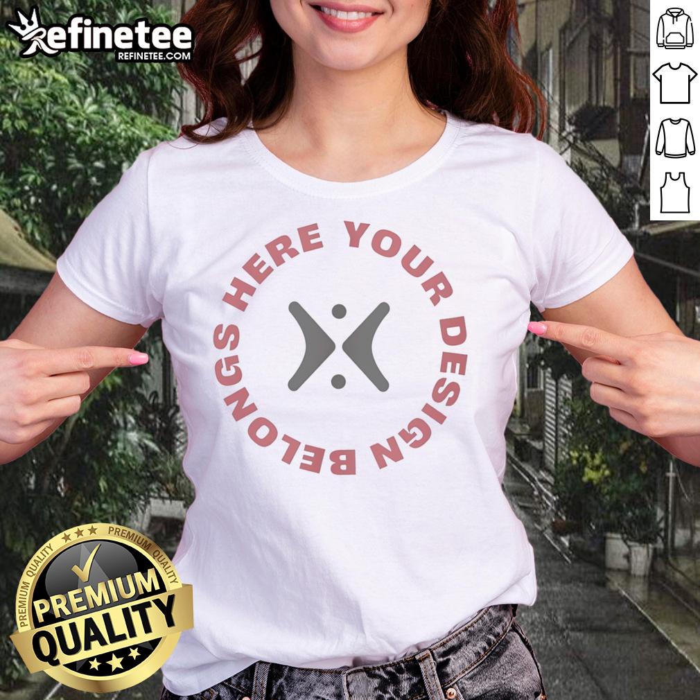 Premium ladies tee showcasing custom design options with vibrant colors and stylish fit for personalized fashion.