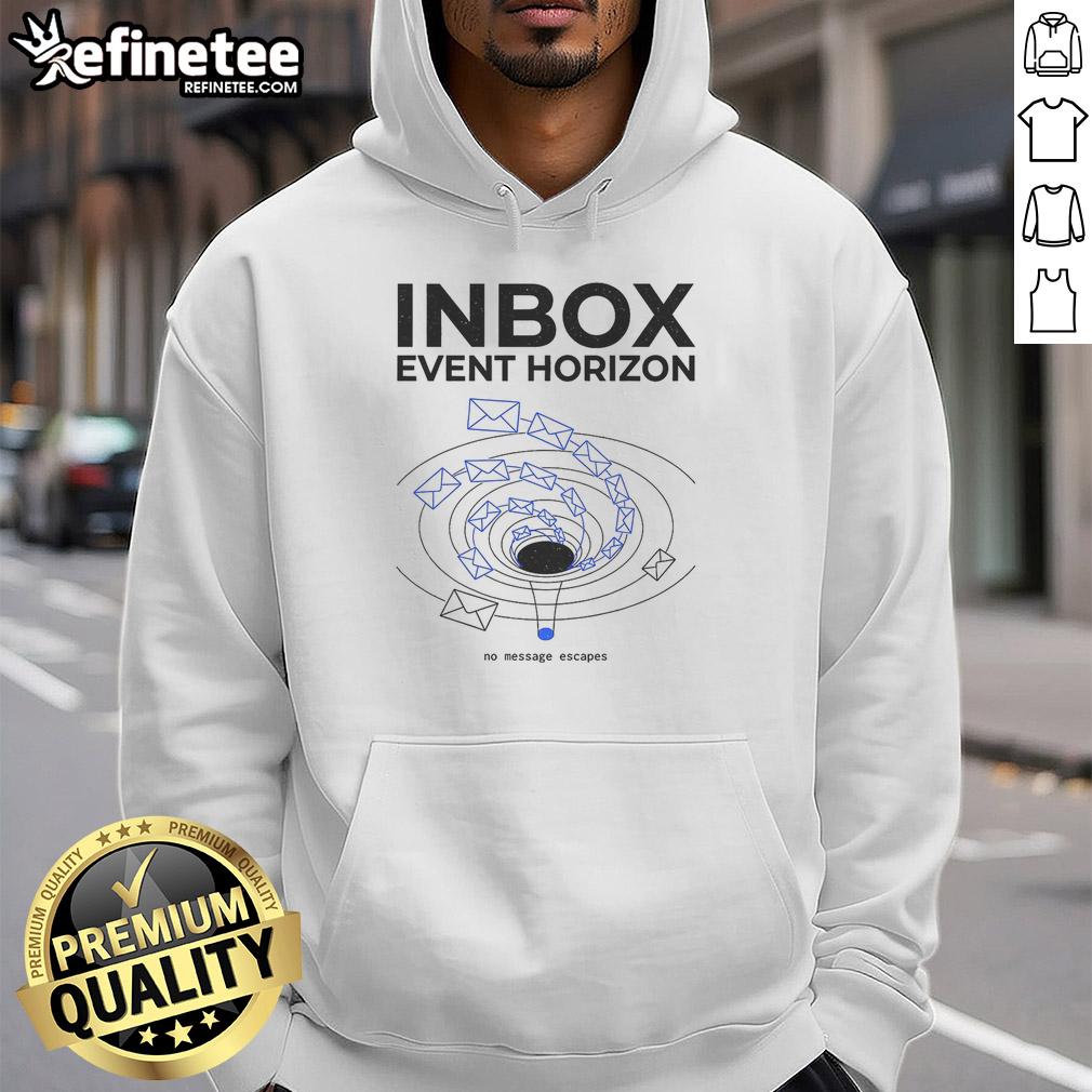 Stylish Pretty Inbox Event Horizon Hoodie in vibrant colors, perfect for casual wear and space-themed fashion enthusiasts.