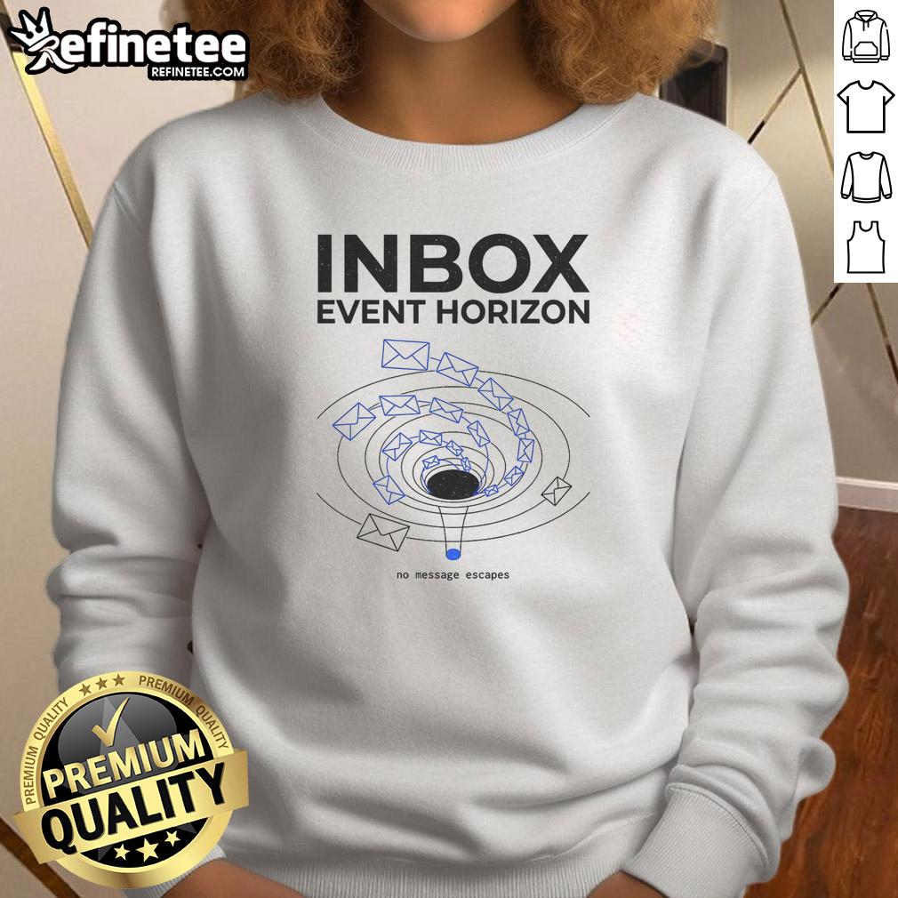 Stylish Pretty Inbox Event Horizon Sweatshirt featuring a vibrant cosmic design, perfect for casual and trendy outfits.